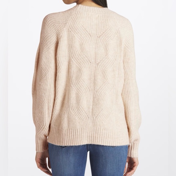 Emma Novelty Stitch Chunky Crewneck Sweater - Picture 2 of 5